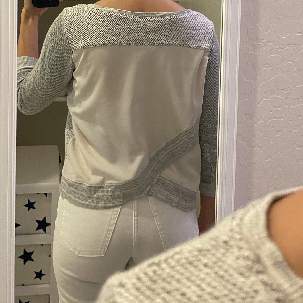 American Eagle Split Back Top